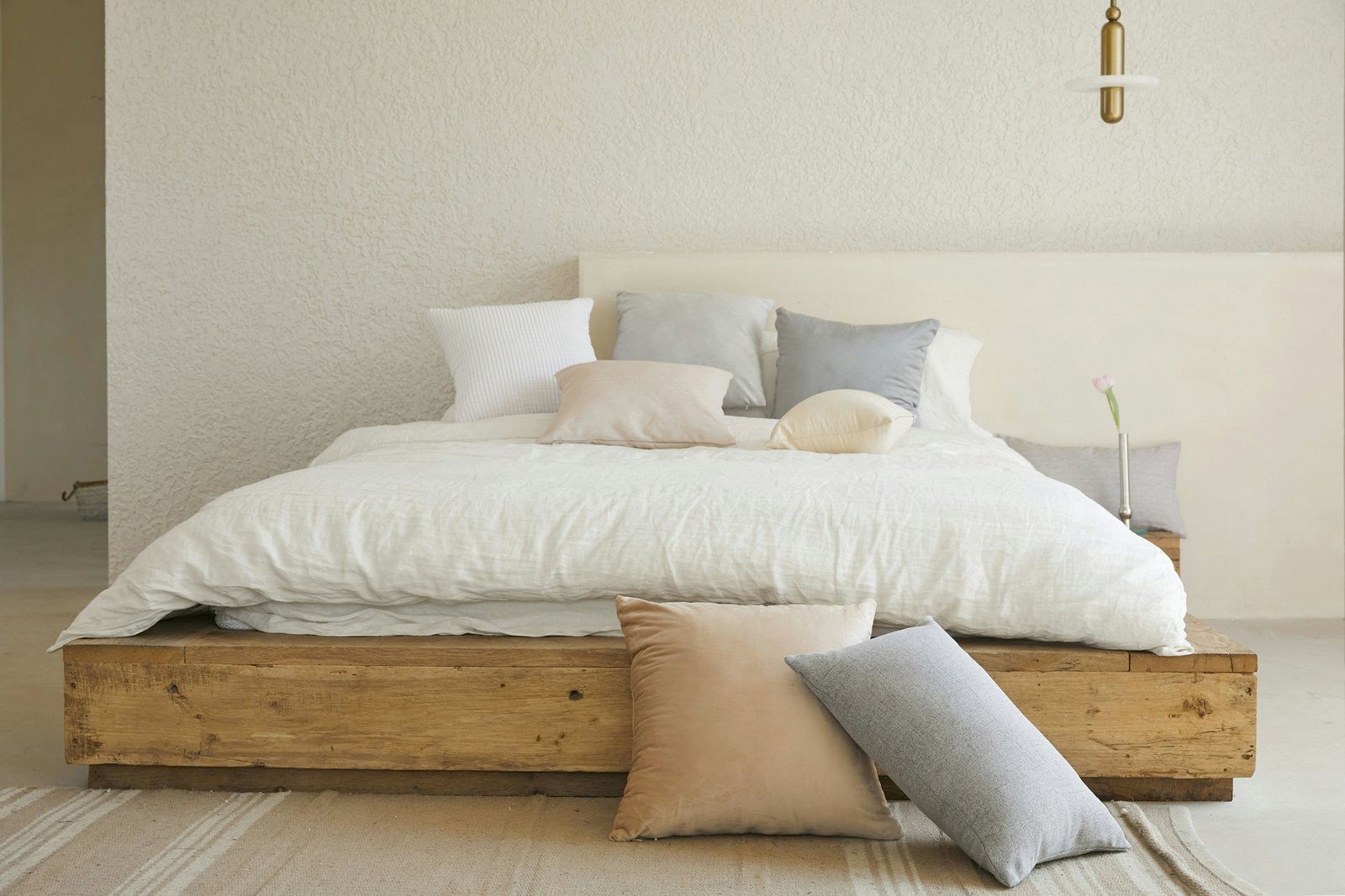 Bett im Schlafzimmer